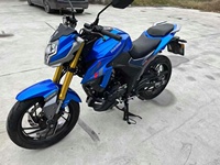 Moto Haojue DR190, boîte de vitesses 5 vitesses, frein de sécurité CBS, corps compact et léger, service d'approvisionnement en conteneurs complets en grande quantité