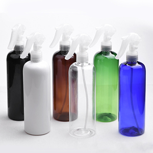 Bouteilles pulvérisatrices à gâchette en plastique PET noir et blanc, brumisateurs fins 500 ml 16 oz, rechargeables, pour coiffure, usage domestique et outils de salon - Product Image 5