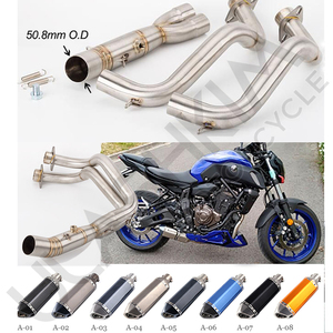 Amaha t07 Z07 T Z <span class=keywords><strong>07</strong></span> 2014 - 2022 sr700 2016 - <span class=keywords><strong>2019</strong></span> ididdle Ink IPE ototorcycle uull xhaust ystem uffler - Product Image 3