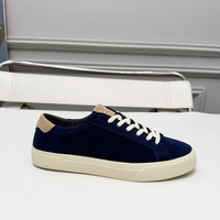 Chaussures de skate décontractées pour hommes, style luxe, artisanat original, en cuir véritable, à lacets, baskets quotidiennes, chaussures plates toutes saisons, artisanat original
