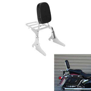 TCMT Respaldo de Motocicleta con Portaequipajes Compatible con <span class=keywords><strong>Kawasaki</strong></span> <span class=keywords><strong>Vulcan</strong></span> VN400 VN800 1995-2012 XF190306 - Product Image 1