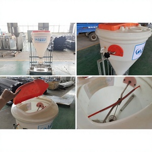 Mangeoire automatique pour porcs Hengyin, humide/sèche, plastique + acier, blanche, 50 kg, garantie 1 an, équipement d'élevage durable - Product Image 1