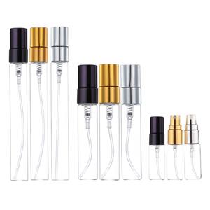 Factory Price Wholesale Clear Cheap 2ml 3ml 5ml 10ml Mini <b>Refillable</b> <b>Perfume</b> Glass <b>Bottles</b> with Gold Pump Sprayer - Product Image 4