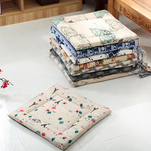 Coussin de siège en coton et lin, fermeté moyenne, 40x40cm, 45x45cm, 50x50cm, pour chaise de bureau, sol, bureau, salon - Product Image 1