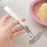 Avocado Stamper Roestvrijstalen Kleine Mini Aardappel Stamper Kattenpoot Aardappelen Stamper Keukengereedschap 6.3 Inch Metalen Mastier Gebruiksvoorwerp