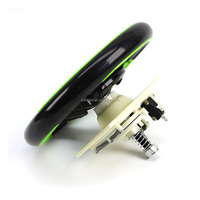 Mise à niveau du jeu d'intérieur de course pour enfants avec opération de pièces de monnaie Nouvelle simulation de conduite de course et volant