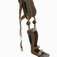 Orthèses en acier de fixation de pied de cheville de genou réglable de haute qualité pour adultes fixateur de jambe de membre inférieur pour la physiothérapie