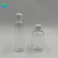 Bouteille vide pour soins de la peau, shampoing, lotion, 120 ml, bouteille en plastique à presser avec bouchon à vis, distributeur de liquide cosmétique, bouteille à bouchon rabattable