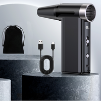 Souffleur de poussière sans fil rechargeable à air comprimé, mini nettoyeur d'écran de ventilateur, moteur BLDC, batterie 4000 mAh, pour clavier PC