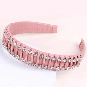 Diadema de Pedrería Rosa para Mujer Hua Liyu, Accesorio para el Cabello de Moda para el Día de San Valentín - Product Image 4