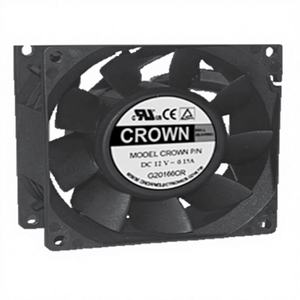 พัดลมแกน DC รุ่น Crown 8038 CanpingT2 สำหรับอุตสาหกรรม  ลูกปืน  ใบพัดพลาสติก  OEM - Product Image 1