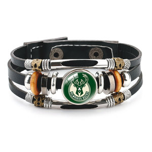 Bracelet personnalisable en cuir et acrylique pour fan de club de baseball - Léger et étanche pour événements sportifs et sports d'équipe - Product Image 6