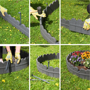 Bordatura per Giardino in Gomma Riciclata Nera Ultra Curva con Servizio di Taglio - Product Image 4