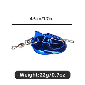 45mm -107mm pêche directionnelle en haute mer connexion ronde plongeur profond avec disque de plongée à la traîne réglable à pression - Product Image 3