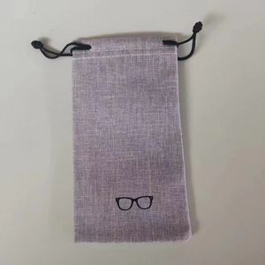 מדגם נמוך באיכות גבוהה moq מותאם אישית הדפסה לוגו בד כותנה רך בד רך בד בד רך מיקרופייבר אריזת משקפי שמש - Product Image 4