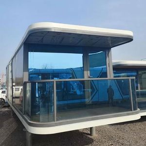 Casa Prefabbricata a Capsula Spaziale Impermeabile in Acciaio per Villa, Cortile, Appartamento, Soggiorno, Negozio o Hotel - Product Image 5