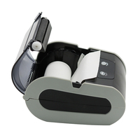 Imprimante thermique portable de reçus et codes-barres 80 mm avec batterie rechargeable, machine d'impression de factures sans fil Bluetooth