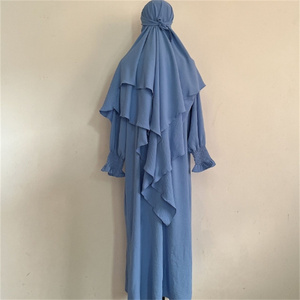 Nuovo <span class=keywords><strong>abbigliamento</strong></span> da <span class=keywords><strong>donna</strong></span> <span class=keywords><strong>moderno</strong></span> Plus Size islamico in poliestere Hijab modesto musulmano preghiera Abaya Set foulard per Abaya <span class=keywords><strong>moderno</strong></span> - Product Image 1