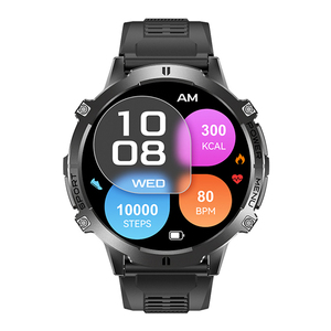 Ngoài Trời 1ATM Không Thấm Nước 1.73 Inch Amoled 100 + Thể Thao Chế Độ Nhịp Tim Màn Hình Tròn <span class=keywords><strong>X3</strong></span> Thể Thao Thông Minh Đồng Hồ - Product Image 3