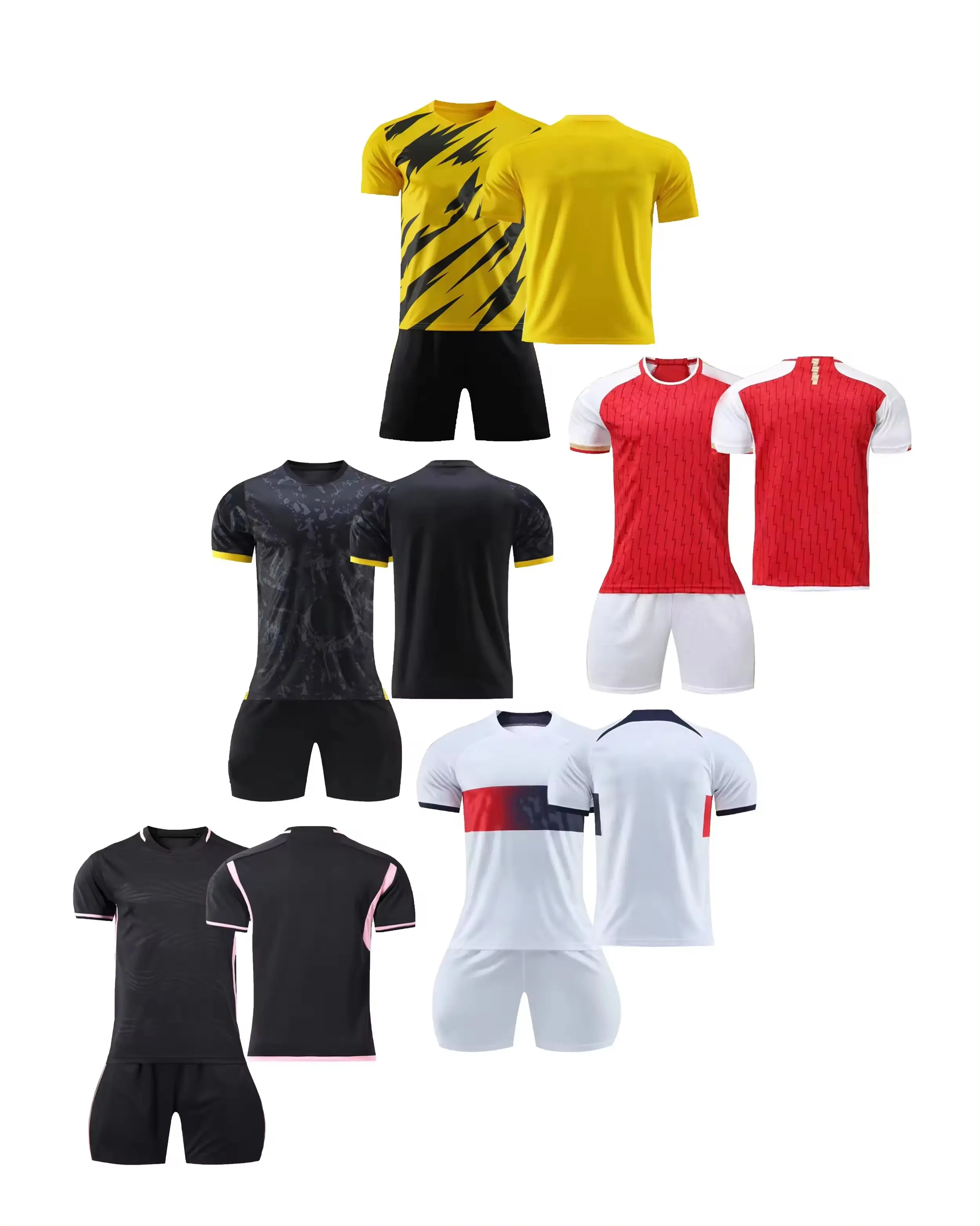 A buon mercato acquistare maglie da calcio della gioventù di qualità Online all'ingrosso completo per set di squadra di calcio uniforme alla rinfusa maglie da calcio