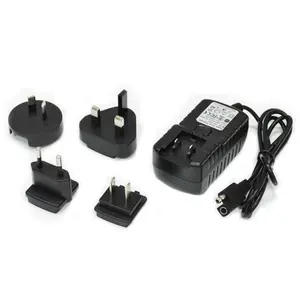 Portable Interchangeable US/EU/UK/AU plugs 5V/9V/12V/24V 1A/2A/3A 36w 48w AC to DC Switching Detachable power supply adapter