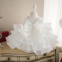 Robe de princesse pour bébé d'un an, tenue d'été, nouveau style tendance, robe moelleuse, robe de demoiselle d'honneur pour mariage, robe de princesse pour bébé