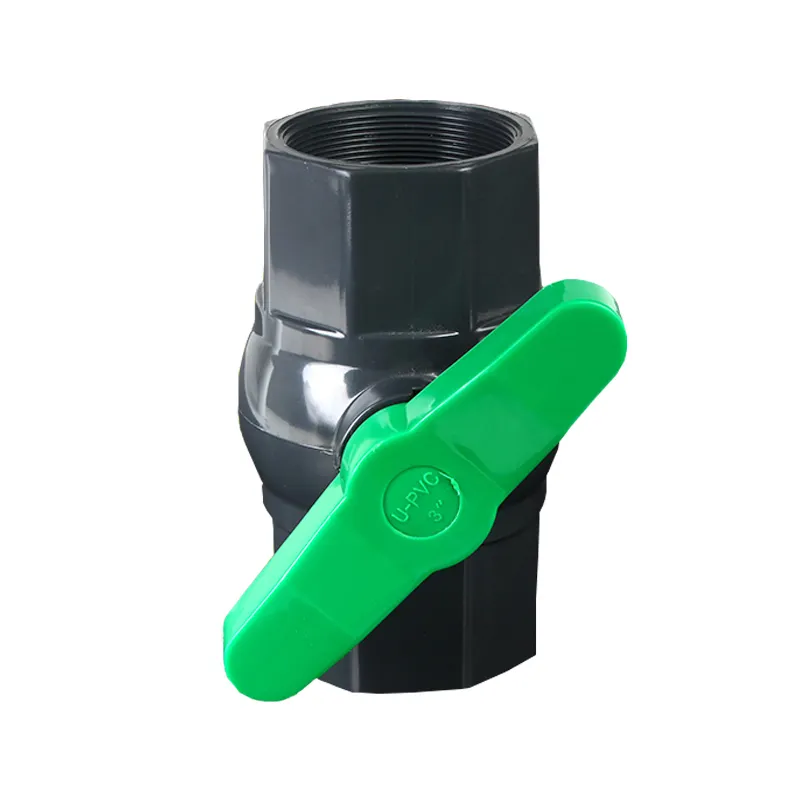Plumbing material fitting Newest PVC/CPVC plastic compact ball valve price ball cock valve octagon ball valve