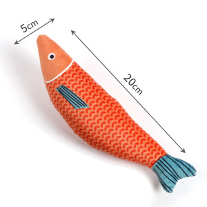 Explosión Venta caliente gato mascota juguetes de peluche simulación pescado hierba gatera mariscos pescado masticar mordedura burlas suministros para gatos - Product Image 5