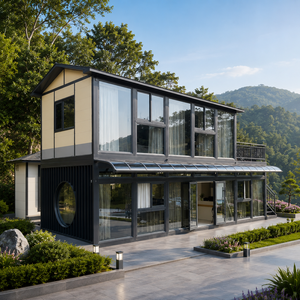Casa Prefabricada Modular Moderna, Villa de Lujo con Estructura de Acero, Casa Contenedor, Cabaña en Forma de A, Pequeña Casa Prefabricada para Jardín - Product Image 2