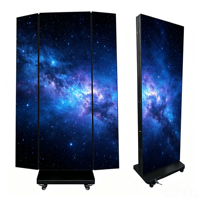 Écran LED pliable pour stand de salon professionnel, installation rapide, toile de fond portable, bannière vidéo