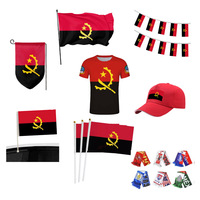 Drapeau d'Angola 3x5 Gahumi – Impression personnalisée et broderie du drapeau national angolais pour les élections
