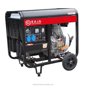 Alta Qualidade único cilindro Motores 50Hz 6.5KW 6.5KVA 6500W 498CC Tipo Aberto Mini gerador conjunto