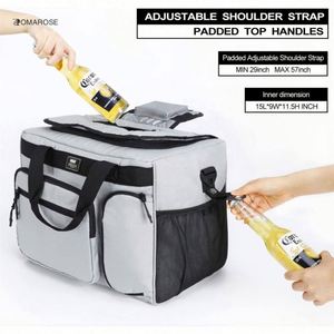 Camping Adult Lunch Bag Thermal Picnic Cooler Bag Insulated Dual Compartment Lunch Bag for Adults - Product Image 2