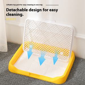 पर्यावरण के अनुकूल छोटे आकार के कुत्ते के शौचालय फ्लैट प्रकार विरोधी पालतू मूत्र पोटी हटाने योग्य प्लास्टिक की विशेषताएं थोक - Product Image 5