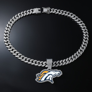 Nuevo Producto, Bonito Diseño, Collar con Colgante de Cabeza de Caballo, Cadena Gruesa de Aleación Personalizada, Collar para Hombre, Joyería al por Mayor - Product Image 4