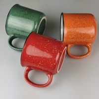 Tasse à café de bureau en céramique à large ouverture de 14 oz avec poignée, tasse à thé au lait en porcelaine pour la maison, gobelet de camping – Vente en gros