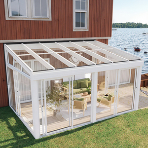 Demea thiết kế hiện đại ngoài trời cách nhiệt phòng mặt trời Kính cường lực hợp kim nhôm biệt thự riêng - Product Image 3