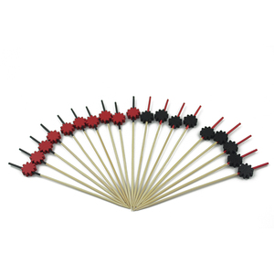 Décoration Colorée Naturelle Fleurs Perle Bambou <span class=keywords><strong>Pique</strong></span> <span class=keywords><strong>Brochette</strong></span> Bâton - Product Image 1