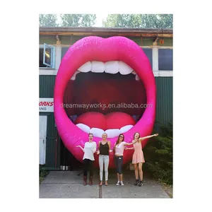 2023 Hot sale giant inflatable mouth for Concert & Show