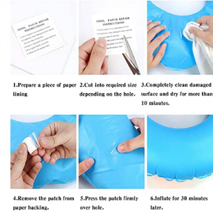 Kit de réparation de patchs gonflables 5 pièces, kit de réparation de patchs en PVC auto-adhésif, patch pour <span class=keywords><strong>piscine</strong></span> gonflable en vinyle, piscines - Product Image 4