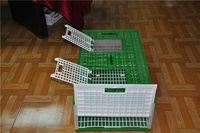 Cages à pigeons d'élevage en couches, cages à oiseaux en forme de château, cages de transport en plastique pour cailles et pigeons