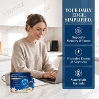 Complexe Cérébral Liposomal Liquide Oral Saveur Vanille 10ml Sachets Soutien Mémoire et Concentration Marque Privée OEM Formule Personnalisée Supplément