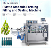 Machine de remplissage d'ampoules en plastique à 2 têtes de remplissage, 1 ml, 5 ml, 10 ml, 20 ml, ligne de production de liquides oraux monodoses