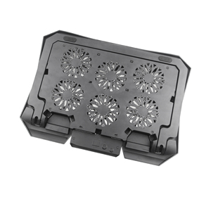 Hot Sell Bajeal X6L 6 Fans Aluminum & Plastic Blue Light Cooling <b>Pad</b> for Laptop Stand in Stock - Product Image 3