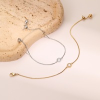 Ensemble de bracelets empilables en acier inoxydable plaqué or avec cœur et zircon cubique pour femme, bijoux de mode personnalisés Mylove, cadeau tendance