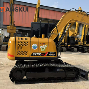 7.5ton รถขุด SY75C Sany 75เครื่องขุดมือสองได้รับการรับรอง EPA CE - Product Image 4