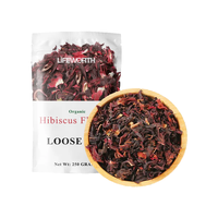 Thé Détox Herbal LIFEWORTH Minceur Amincissant Certifié ISO, Fleur d'Hibiscus Séchée pour Adultes, Sans Sucre, Sans Caféine