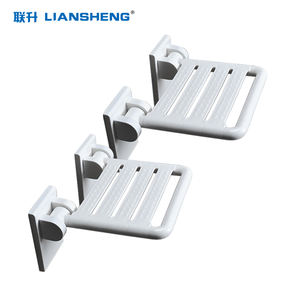 Настенное складное сиденье для душа, стул, табурет, складной стул из нержавеющей стали для ванной комнаты - Product Image 6