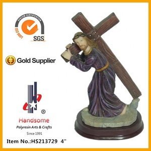 5 pouces San Christopher Personnalisé décoration de la maison Christ statue En Résine En <span class=keywords><strong>Gros</strong></span> - Product Image 6