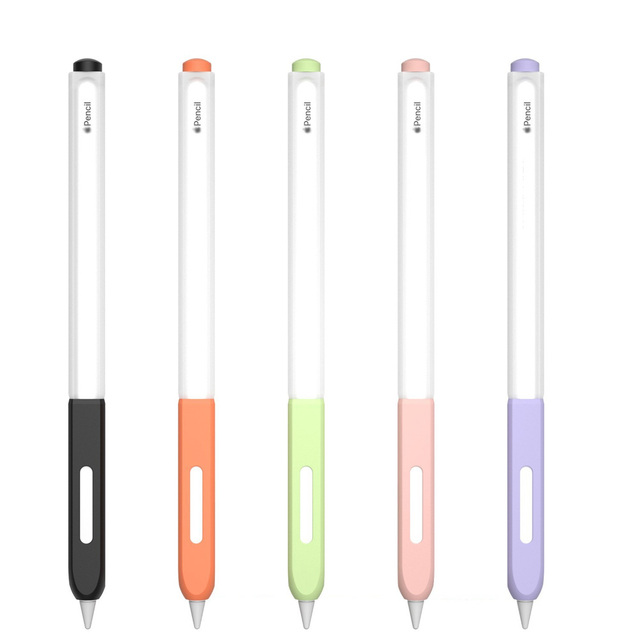 For 1st 2nd Generation New Stylus Translucent Jelly Fruit Pencil Cover Silicone Gel Protection Fpr Apple Pencil Case